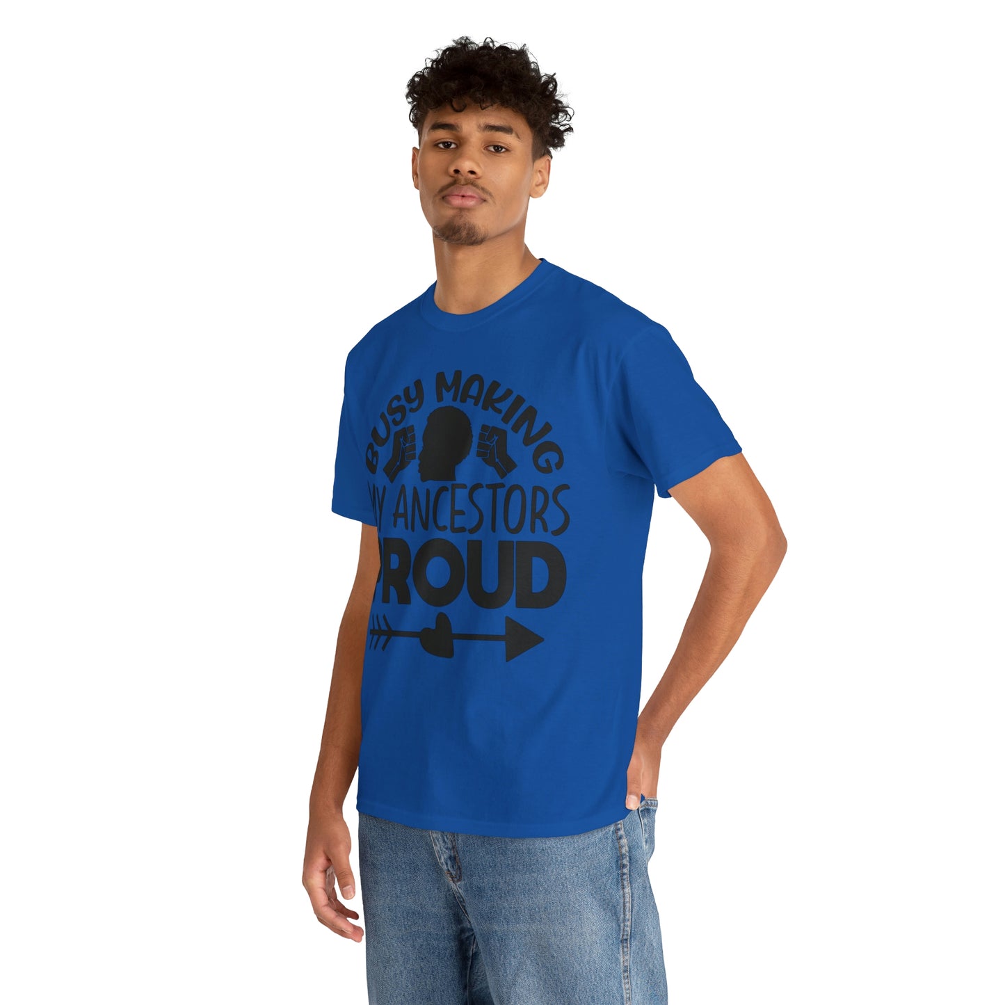 Busy Making Ancestors Unisex Heavy Cotton Tee