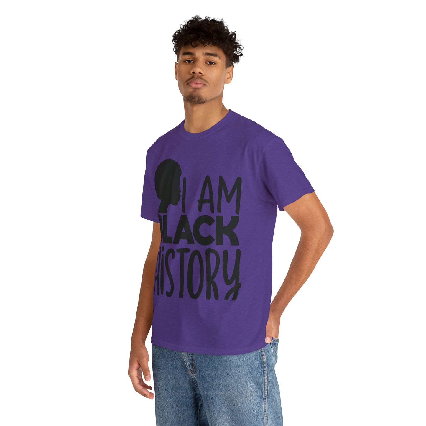 I Am Black History Unisex Heavy Cotton Tee