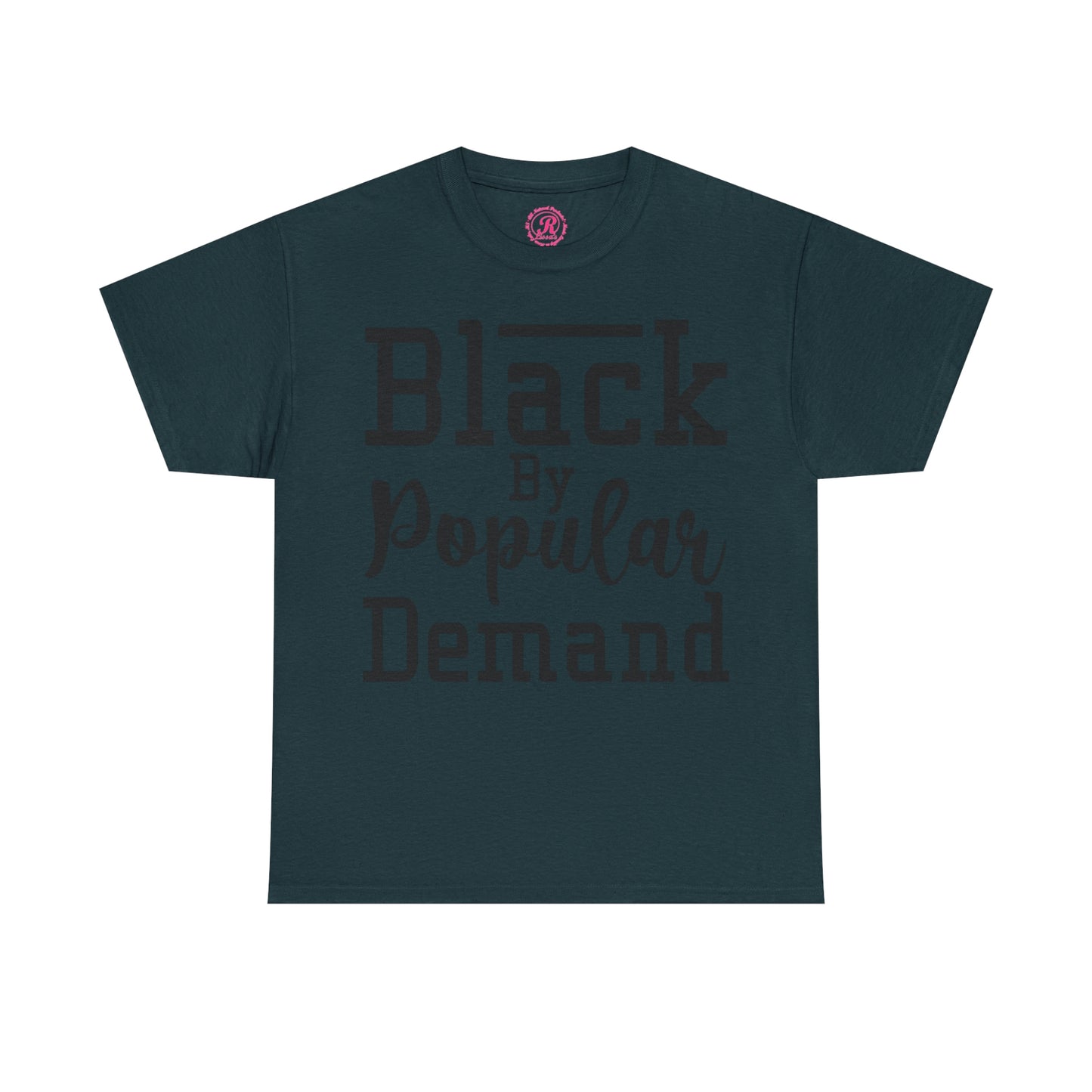 Black Popular Unisex Heavy Cotton Tee