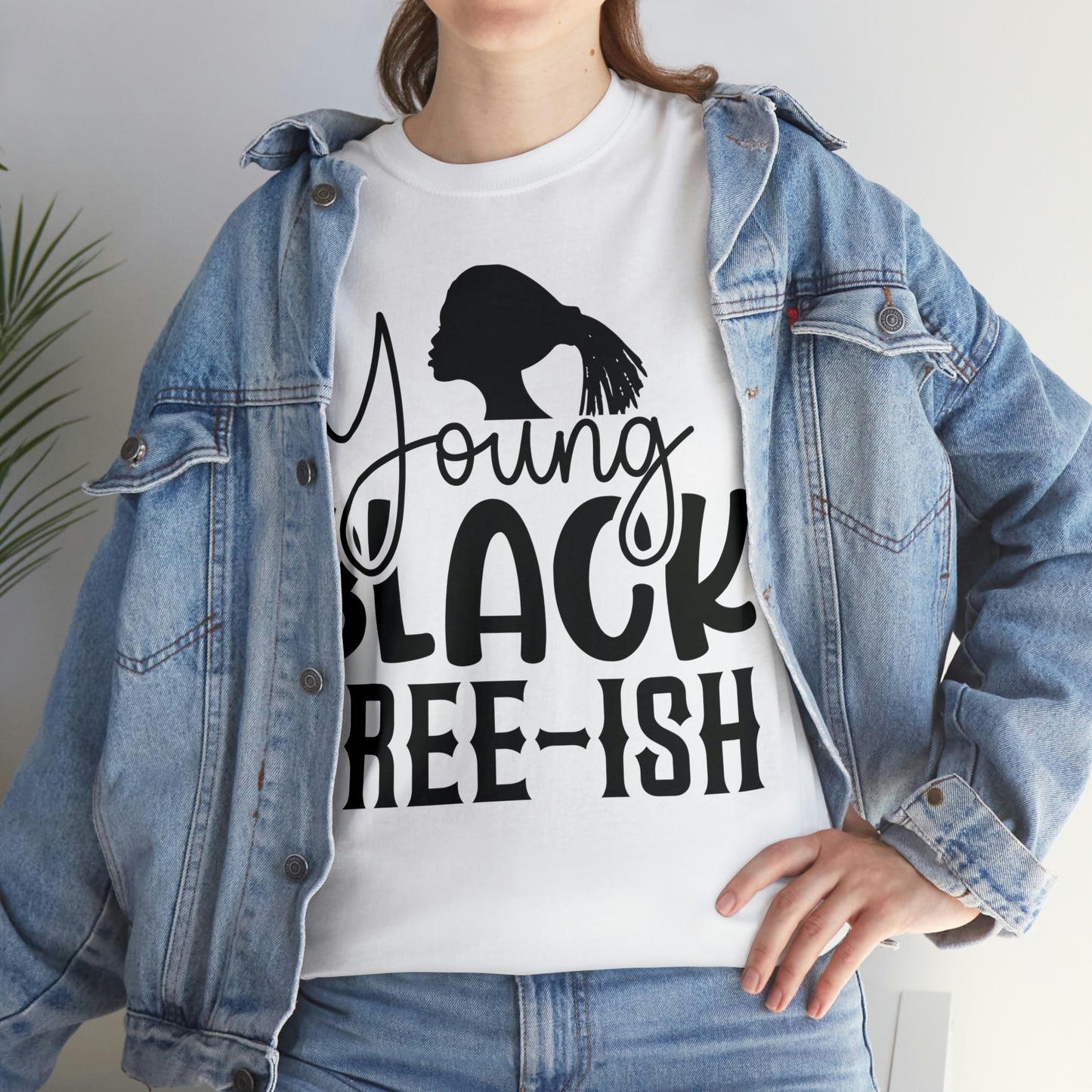 Young Black Unisex Heavy Cotton Tee