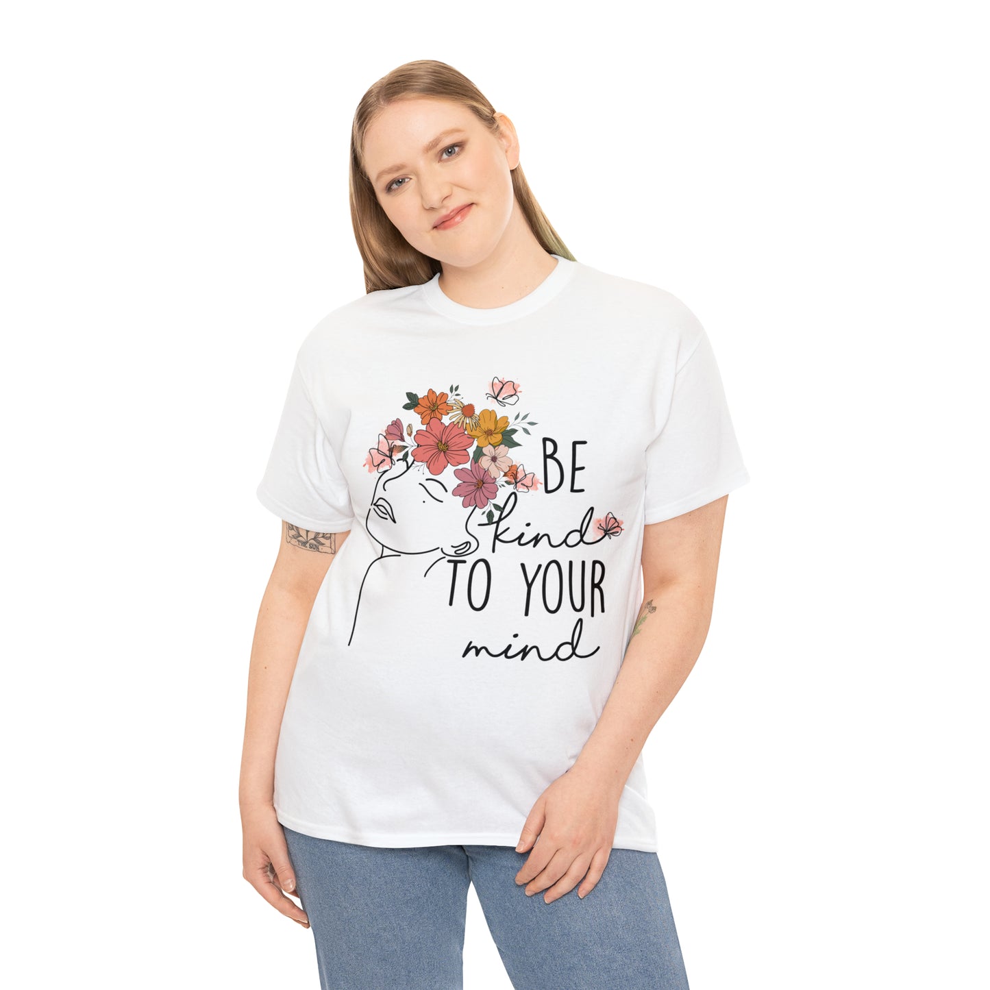 Be Kind to Your Mind Unisex Heavy Cotton Tee