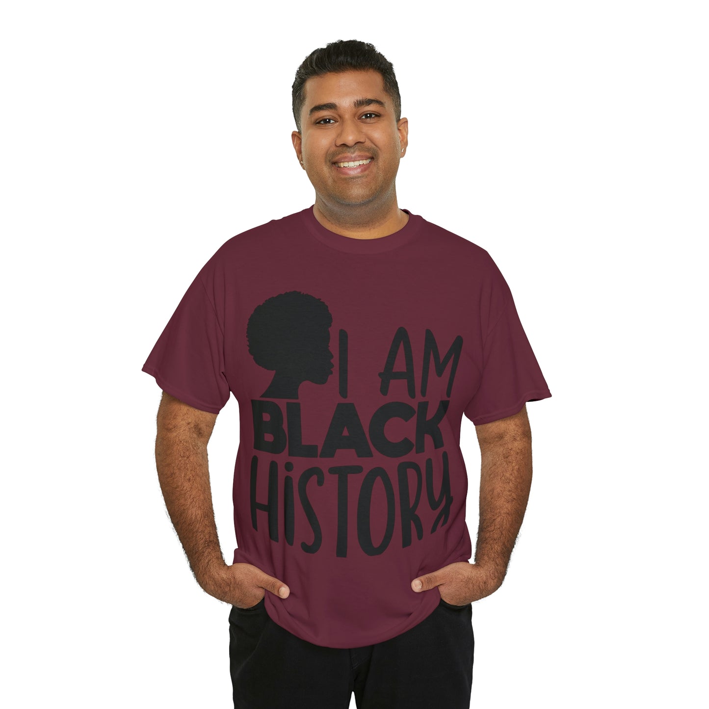 I Am Black History Unisex Heavy Cotton Tee