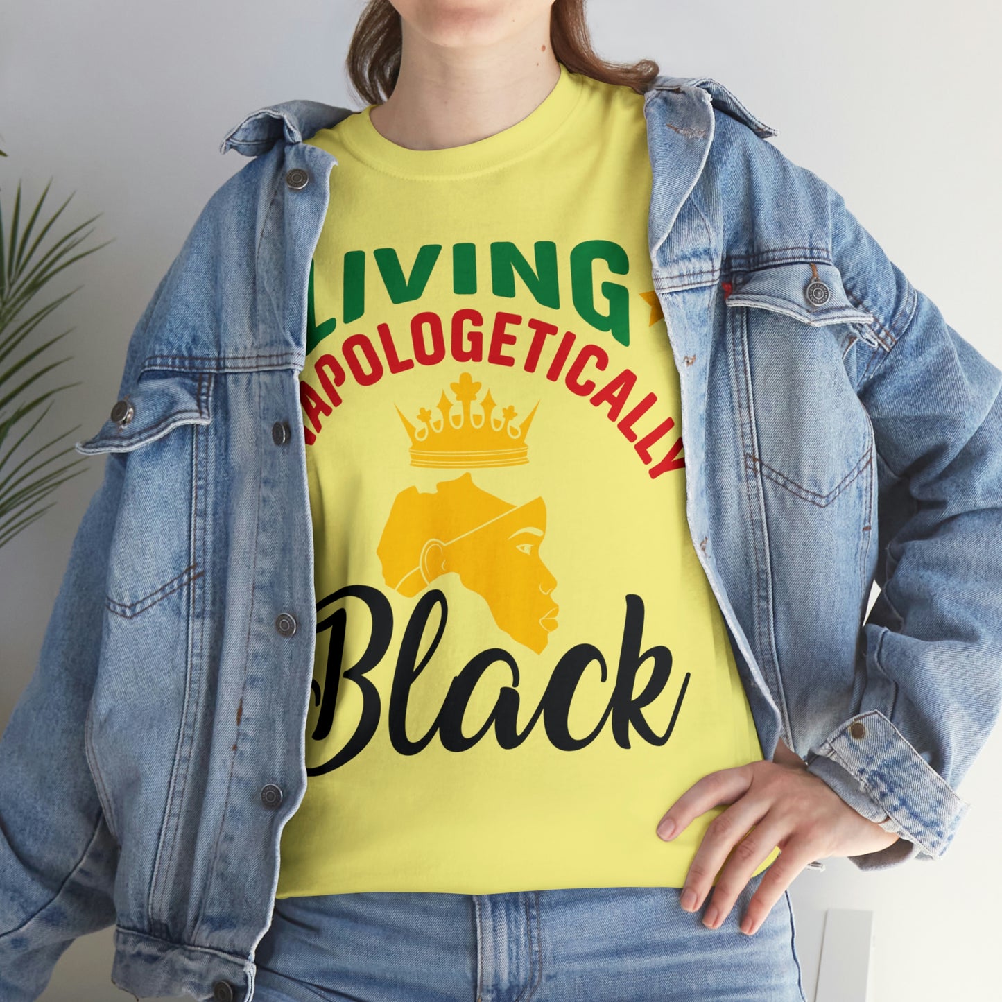 Living Unapologetically Unisex Heavy Cotton Tee