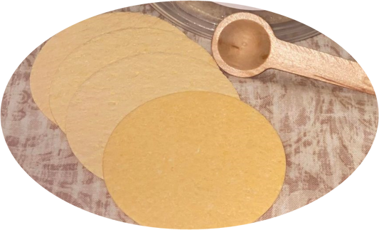 4 Face Sponge & 1 Wooden Scoop